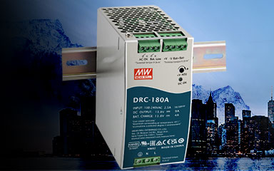 MEAN WELL DRC-180 Series 180W DIN Rail Type Security Power Supply