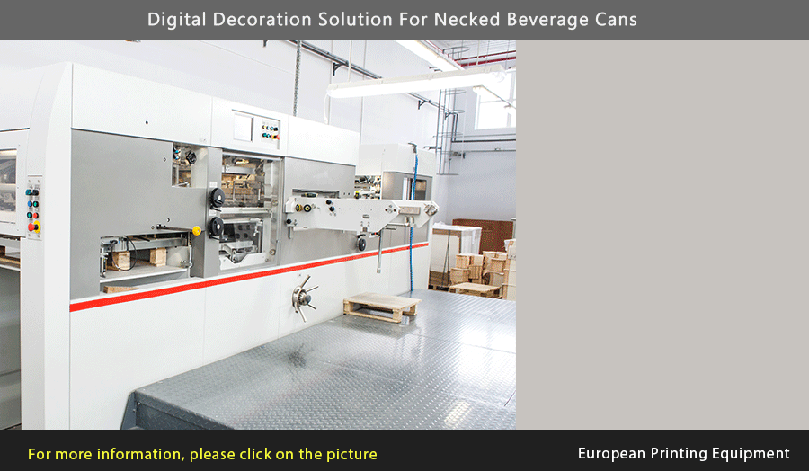 RST-5000 series Digital decoration solution for necked beverage cans